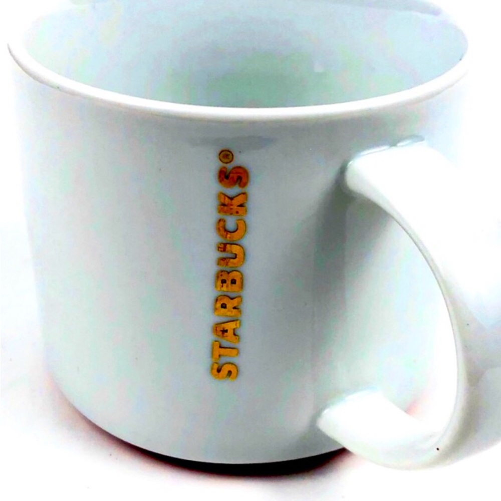 Starbucks White Classic Collectable Ceramic 16oz. Mug